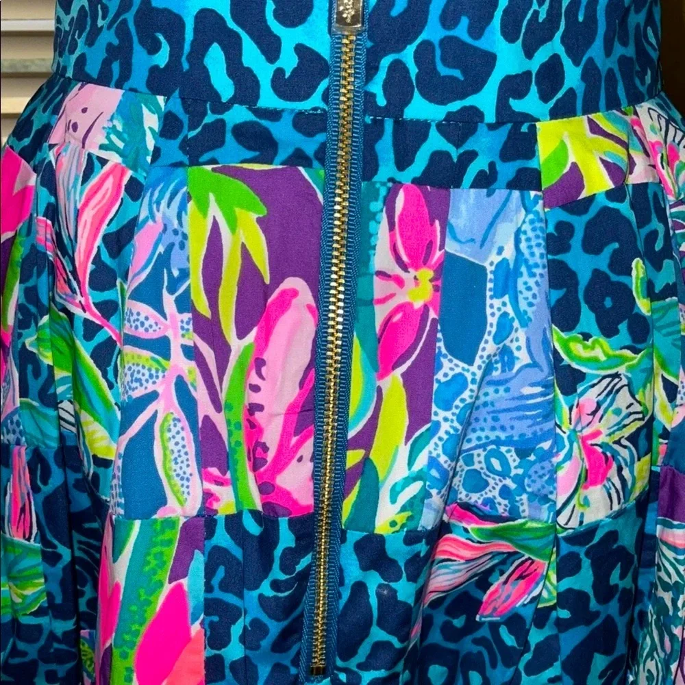 Lilly Pulitzer NWT Bryant Skirt Pop Up Lilly's Party Patch 🦄